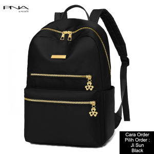 Peonia PNA JISUN Water Resistant Tas Ransel Besar Wanita Laptop Punggung Kantor Kerja Sekolah Kuliah Outdoor Trendy Fashion Style Travel Casual Backpack Anak Remaja Perempuan Selempang Cewek Bag