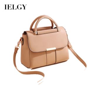 IELGY bag womens wild diagonal shoulder bag womens solid color ladies fashion handbags simple large-capacity trend
