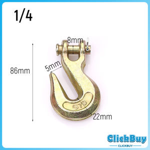 C.B.【มีสินค้าในสต๊อก】 ตะขอสับโซ่ 1ชิ้น ตะขอยกของ ตะขอคาร์บอน สีเหลืองเป็น G70 ทนทาน แข็งแรง Lifting hook