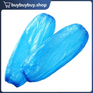 100Pcs Disposable Arm Sleeves Waterproof Clean Room Soft Plastic Oversleeves Protector Arms For Arms