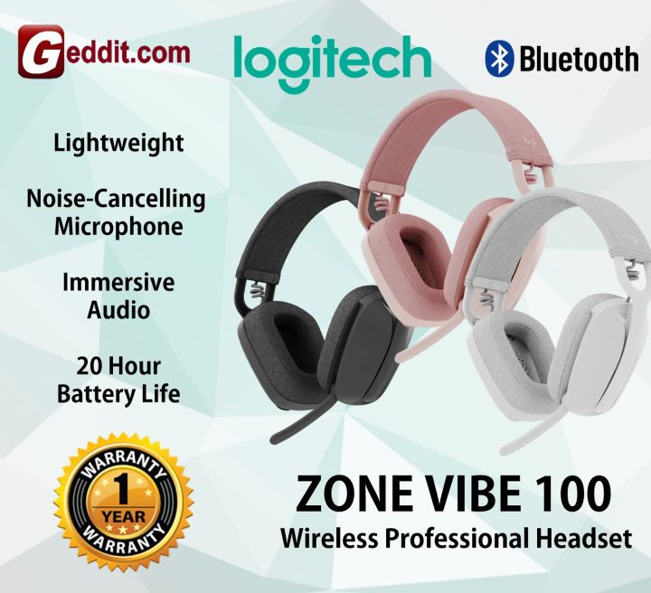 Vibe 100 Logitech Noise Cancelling Headset Lazada Logitech Zone