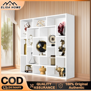 Multi-Compartment Floor-Standing Bookshelf-U-Shaped Bookshelf Bookshelf Storage Shelf Display Rack