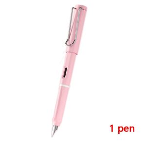 1 pen+10 ink Kawaii Fountain pen calligraphy fashionable Multi-function pen 0.38mm EF Nib school supplies stationery pen scrapbooking