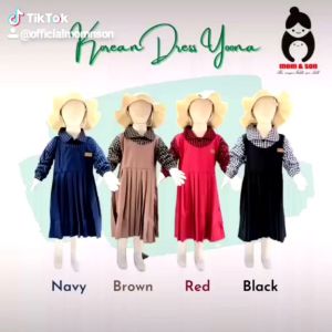 Overall Dress Korean Dress Anak Perempuan Terbaru by Mom n Son Baju Anak Perempuan Baju Anak Model Korea