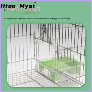 tantuoye Treo Vẹt trung chuyển ngăn chặn tán xạ chim ăn bát đa chức năng chim tắm Vẹt bồn tắm phụ kiện lồng chim