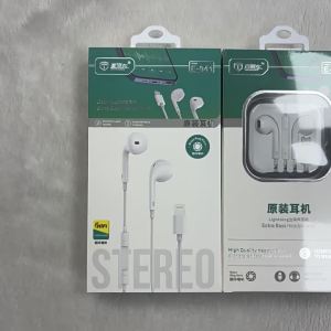 Suitable for 14 Mobile Phone Wired Headset 13Promax Good sound quality 12 High Quality 11 Wire Control with Microphone Wholesale