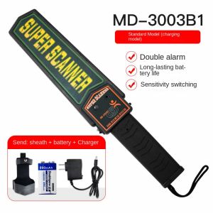 Boxing Vm Portable Handheld Metal Detector High Sensitivity Security Super Scanner Sound Alarm & Vibration Security Instrument Checker