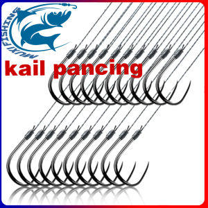 Minfishing 5 Bungkus Kail Pancing Iseama Kail Berduri Baja Karbon Tinggi dengan Ukuran 10#-13# pesca accessoire Kail Pancing Air Asin