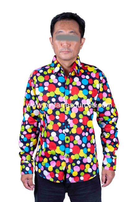 retro polka dot shirt