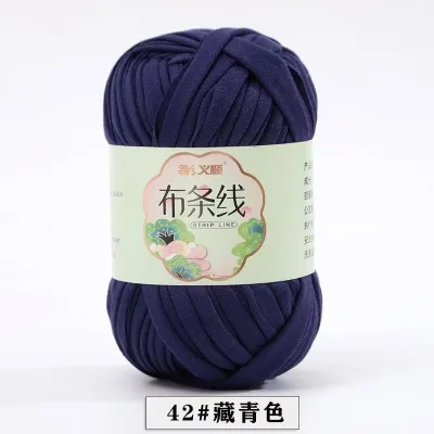 100g/Ball Fabric Cloth Yarn T-Shirt Yarn for Crochet Knitting Soild Color Yarn Hand DIY Art Basket Bag Materials