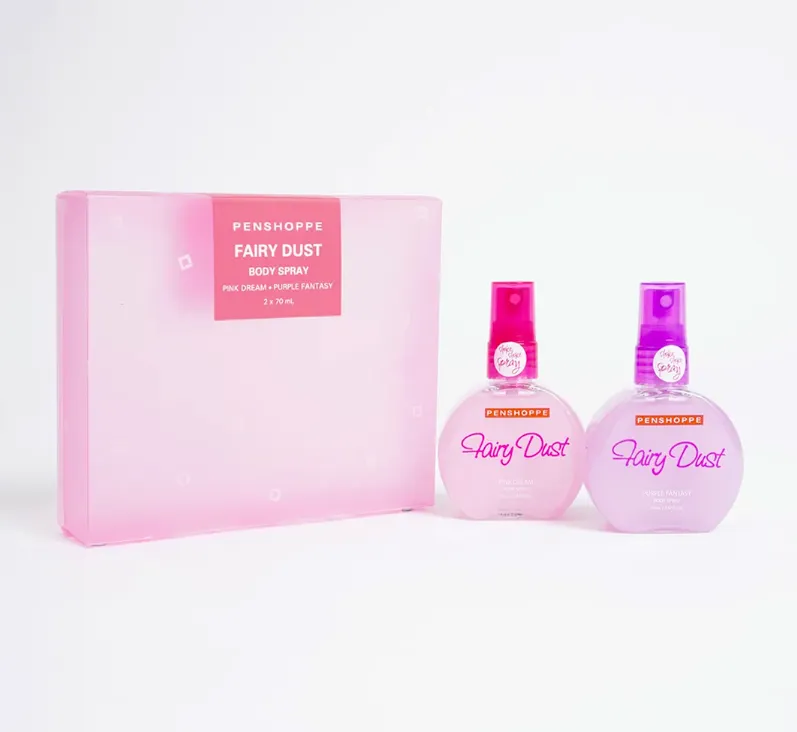 PENSHOPPE Fairy Dust Pink Dream 70ML and Purple Fantasy 70ML Body