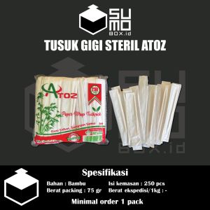 Tusuk Gigi Bungkus Kertas Higienis / Toothpick Per Pack
