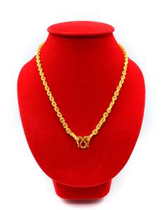 สร้อย สร้อยทอง สร้อยคอทอง ลายโซ่ น้ําหนัก 3 บาท ยาว 25 นิ้ว ชุบเศษทองเยาวราช ชุบทอง100% ไม่ลอกไม่ดํา สินค้าขายดีพร้อมส่ง