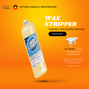 ICHEM PRODUCT WAX STRIPPER LITER (FLOOR WAX REMOVER CLEANER ADHESIVE REMOVER TILES CLEANER FLOOR CLEANER GRANITE MARBLE CEMENT RUBBER RESILLIENT LINOLEUM LIMESTONE VINYL CLEANER)