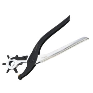 ZENTOR Deli 6 Hole Leather Hole Puncher Cr-V Punch Head Puncher
