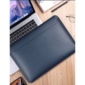 Túi chống sốc kèm giá đỡ cho Macbook 13 - 16 inch Skin Pro Portable Stand Sleeve mỏng gọn nhẹ chính hãng Wiwu