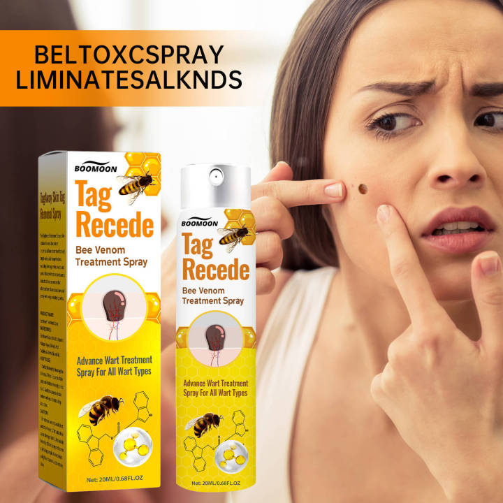 Tag Recede Bee Venom Treatment Spray Reviews Tag Recede Bee Venom Spray, 20ml Bee Venom Treatment Spray for All Skin