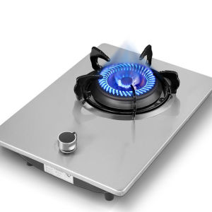 Gas stove embedded natural gas liquefied petroleum gas stainless steel large gas stove single burner