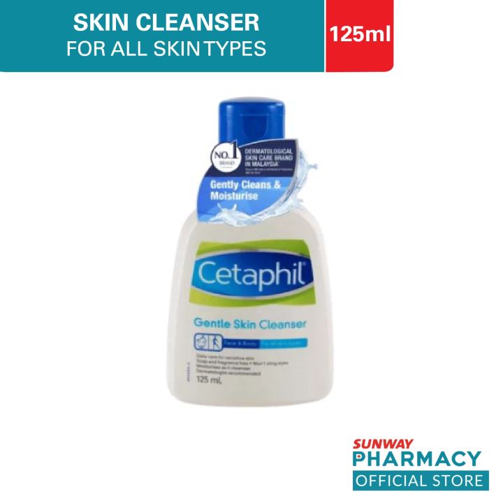 Cetaphil Gentle Skin Cleanser 125ml 250ml 500ml 1l Lazada