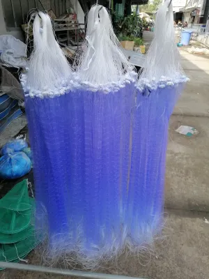 Lưới bắt cá 1 Màng Dài Khoảng 50 Mét Lưới ( Từ 3p5 Đến 8 Phân )