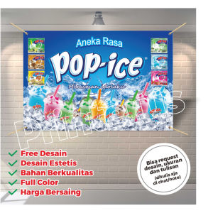 Ambil Promonya  >>  spanduk banner jualan minuman pop ice terlaris terdekat bisa cod