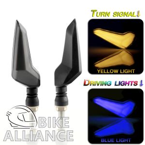 ✔READY STOCK✔ L SHAPE DOUBLE COLOR LED TURNING SIGNAL LIGHT UNIVERSAL Y15ZR Y15 Y125Z RS150 RS150R WAVE EX5 LC135