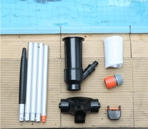 【ready stock 】20cm Aluminum Fountain Swimming Pool Pond Vacuum Cleaner Suction Jet Tool Set