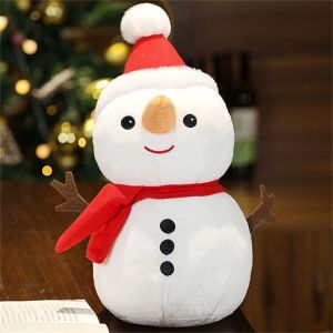 MAOMEI For Children Birthday Decor Plush Pillow Stuffed Animal Christmas Gifts 23/40/50CM Elk Stuffed Toys Snowman Plush Toy Christmas Plush Toys Santa Claus Plush Toys