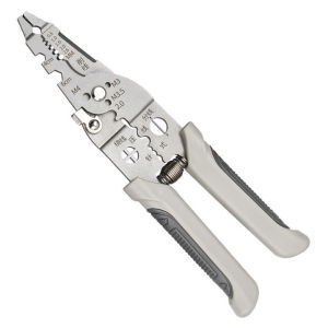 CODฟรีค่าส่ง รุ่นใหม่ล่าสุดคีมปอกสายไฟ คีมช่างไฟฟ้าวัสดุสแตนเลส ตัดได้ทั้งสายอ่อนและสายแข็งคีมอเนกประสงค์ สามารถใช้เป็นประแจได้ด้วย