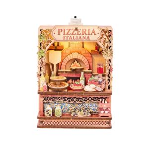 Fridge Magnet DIY Handcraft Kit 3D Puzzle Toy Dollhouse Miniature ShopHouse Furniture Creative Assembly Model Decoration2026