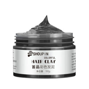 [Tide Color Hair Dye] Disposable Hair Dye Long Lasting Fluffy Hair Dye Mud Not Easy To Fade Colorful Hair Wax Hair Mud