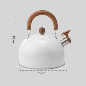 Japanese Style Whistle Boiling Kettle Stainless Steel Water Bottle Large Capacity Induction Cooker Gas Stove Universal Household Outdoor Tea Teapot