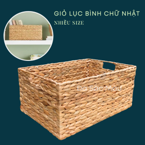 Giỏ Đựng Đồ Chữ Nhật Phong Cách Hàn Quốc Sắp Xếp Đa Năng Trang Trí Homestay