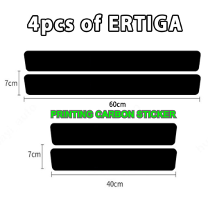 stiker mobil daihatsu carbon 3d anti gores pelindung pijakan pintu mobil DAIHATSU xenia terios sigra ayla all daihatsu