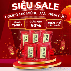 Combo 10 túi (500 Miếng) Miếng dán ngải cứu dán vào vị trí đau nhức giảm đau giảm sưng giá hạt rẻ