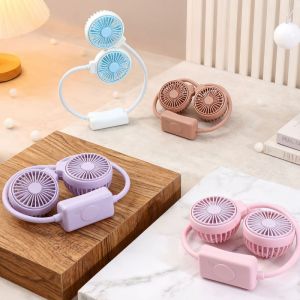 Yzlong cổ di động fan hâm mộ với Dual người hâm mộ có thể sạc qua USB 3-tốc độ có thể điều chỉnh hoạt động yên tĩnh cho ngoài trời và sử dụng trong nhà