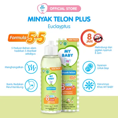 [BPOM] MY BABY Minyak Telon Plus Euclayptus and Citronella Chamomile and Anise | Original | Lavender