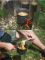 Naturehike  Camping Cooking Set Nesting Ultralight Pot , Outdoor Peralatan Memasak Portabel Panci Berkemah Luar Ruangan Cookware Piknik (4 Pcs) Ultralight Outdoor Pots. 