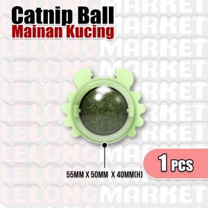 Catnip Ball Toy Cat Mint Treats Snack Lick Bite Chew Toys Mainan Kucing Bola Pet Natural Silvervine Snacks crab 猫薄荷球 猫玩具