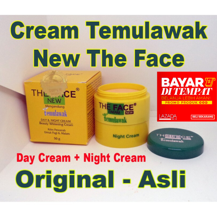 THE FACE  Cream Temulawak Susun Siang  Dan Malam
