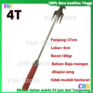 4/6/8/11T Alat Pencabut Mencabut Rumput Liar Di Halaman Rumah/Untuk Keperluan Taman/Gagang karet/Red