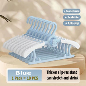 GREENSINDOOR 50PC Multifunctional Baby Hanger Kids Clothes Hanger Rack Etractable Hanger Non-Slip Hanger For Baby 儿童衣架
