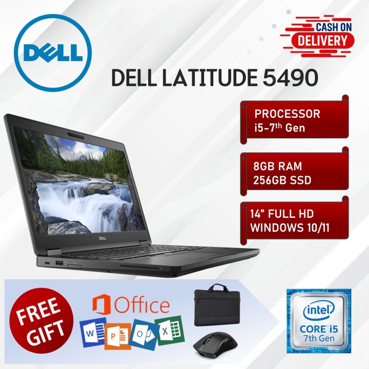 Dell Latitude 5490 i5 7th Gen Generation Laptop 8GB RAM 256GB