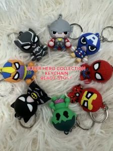 Marvel Avengers Spider-Man Ironman Thor Batman CA Keychain For Free Gift Souvenirs Captain America Hulk