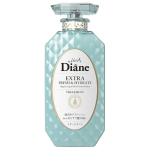 Gội xả Diane kiểm soát dầu & tươi mát da đầu Moist Diane Extra Fresh And Hydrate 450ml Nhật