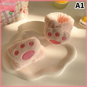 【YIDAO4】 Spa Headband Wristband For Washing Face Fleece Skincare Toast Hair Band Wrist Cuffs For Women Girls Makeup