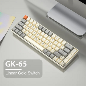 Bluetooth RGB Rechargeable Gaming Mechanical Keyboard (3 modes: BLUETOOTH / 2.4G / Wired)