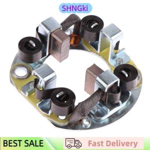 SHNGki Starter Motor Carbon Brush Holder For Isuzu 2.8 (Size:62mm) With 4 PCS GT Carbon Brush Holder