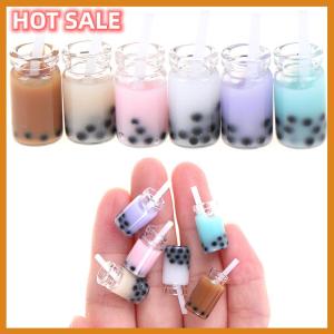 🔥🔥🔥dingdaocunz 3Pcs 1:12 Dollhouse miniature milk tea cups mini toys doll house decoration