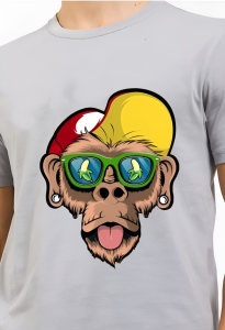 Kaos Pria 3 Dimensi Motif Animasi Head Monkey Funny The Doctor Tshirt Oblong Katun 24s H0124 By Hans & co